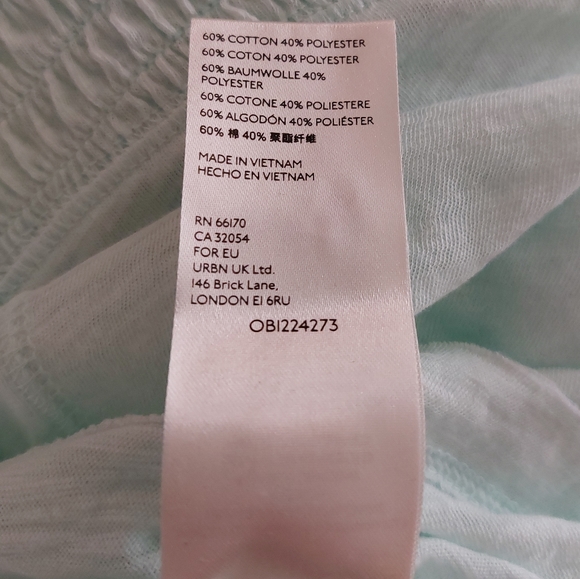 NWT Free People Caroline Smocked Turtleneck - Picture 4 of 10